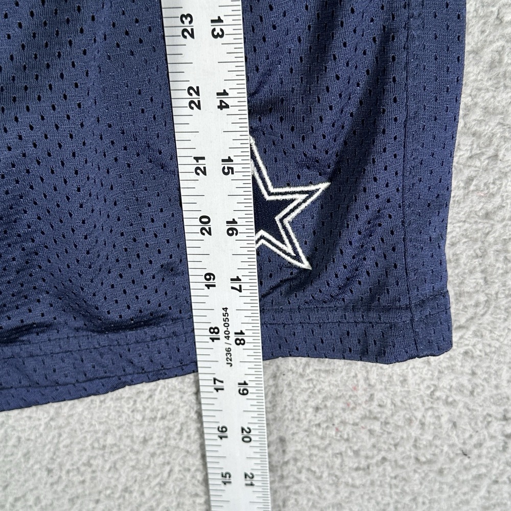 Vintage Reebok Mens XL Distressed Dallas Cowboys Football Mesh Shorts Blue - Picture 5 of 13